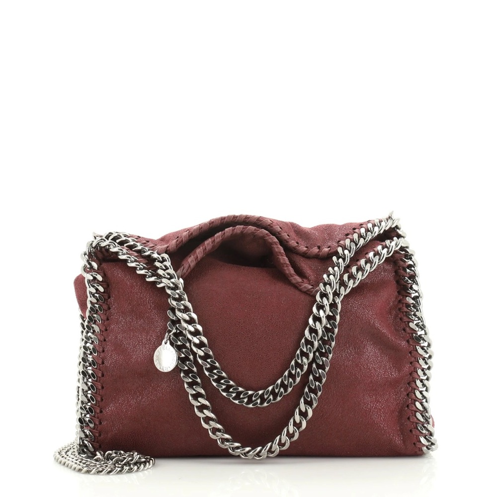 Falabella Fold Over Crossbody Bag Shaggy Deer Mini